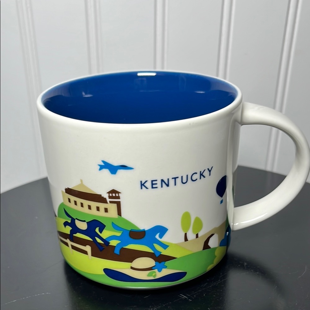 Starbucks Kentucky You Are Here State Collection Mug
